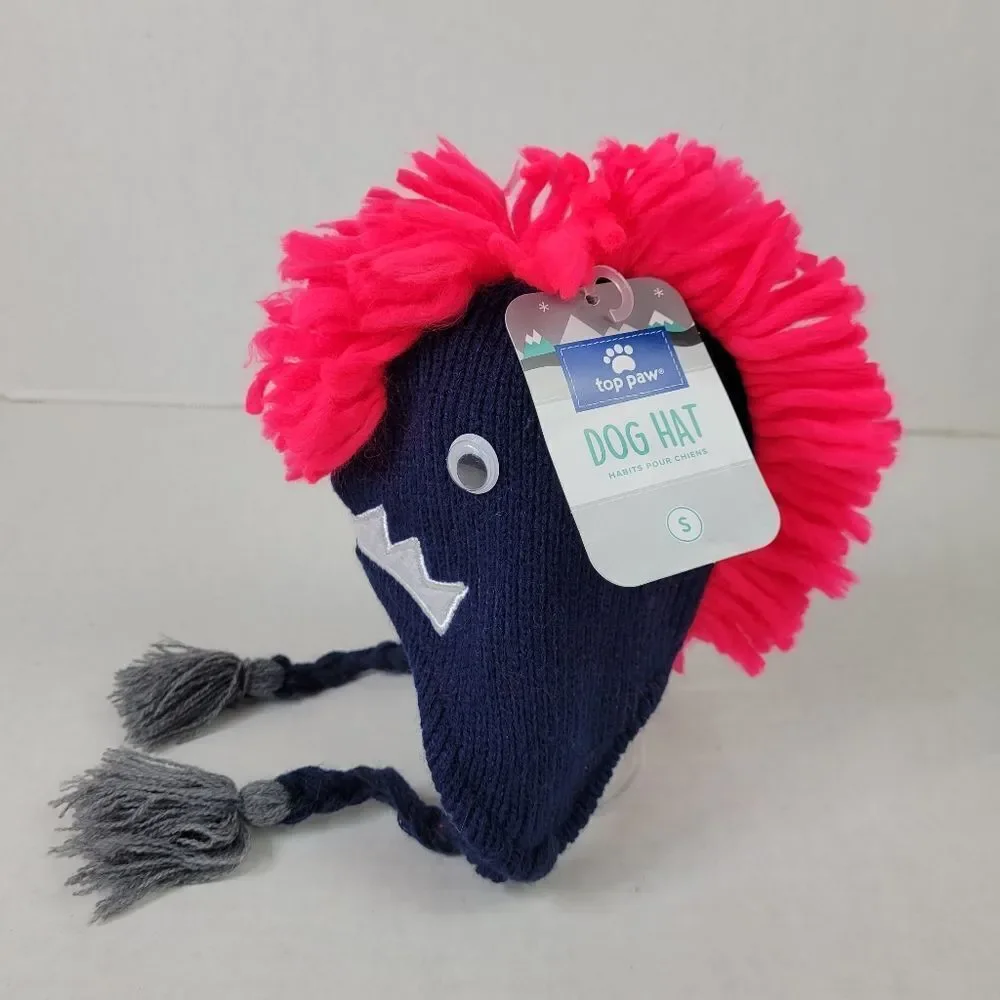 Top Paw Acrylic Navy Blue Monster Hat Size S‎